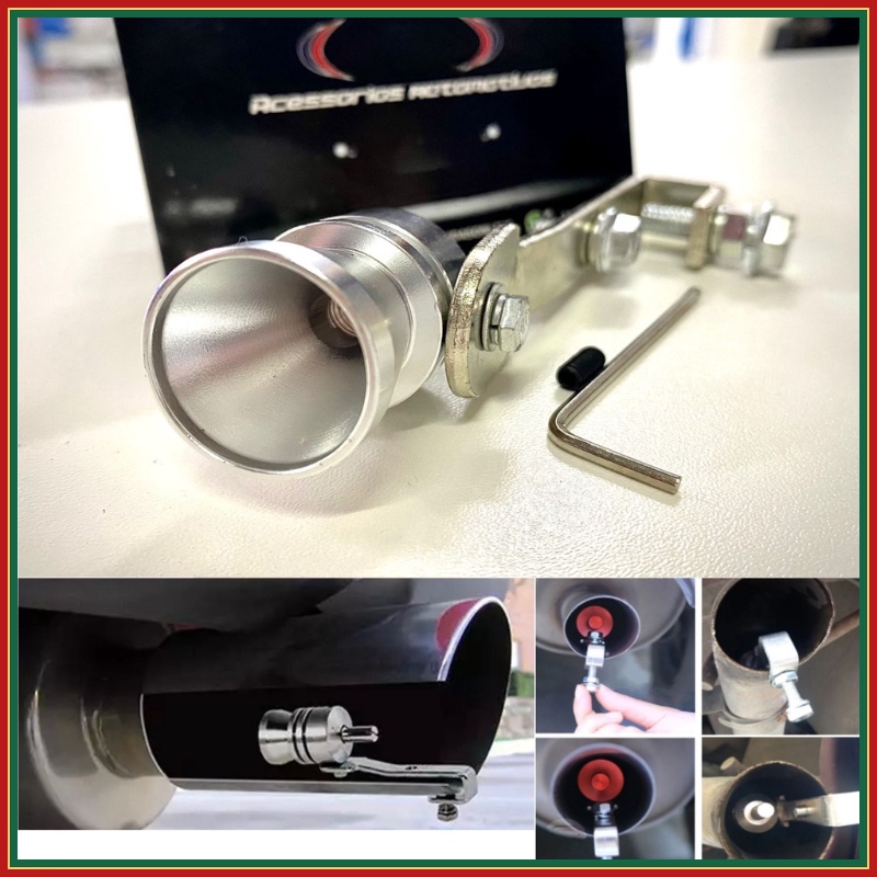 Còi Gắn Ống Pô Xe Hơi turbo Cách Âm Tiện Dụng