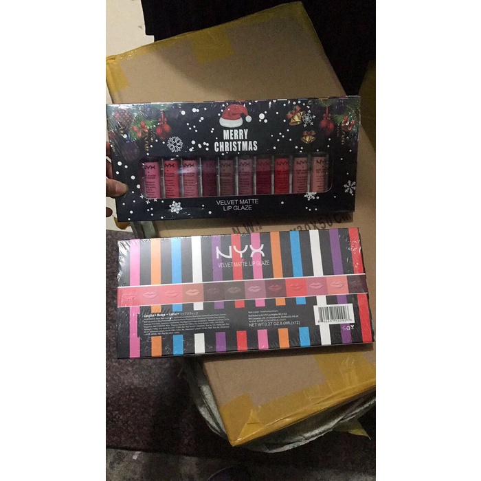Set 12 Món Gồm Son Môi nyx / nyx / Có 12 Màu Thời Trang Đẹp Mắt
