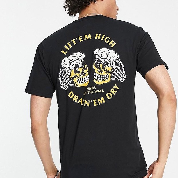 Vans Áo Thun Tay Ngắn Chất Liệu cotton Thời Trang Mùa Hè Cho Nam