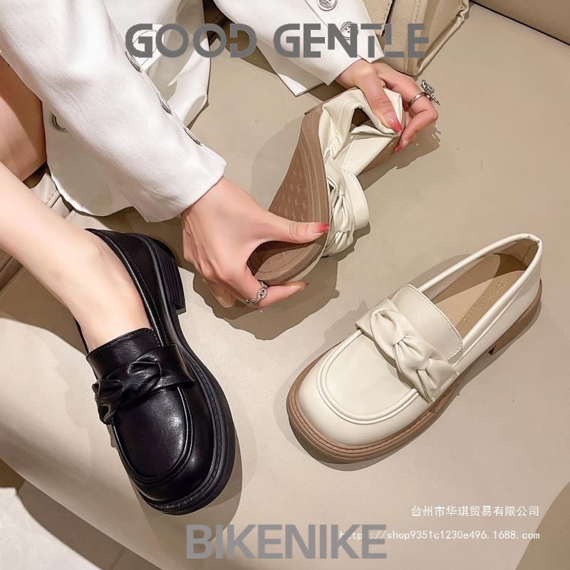 BIKENIKE Giày búp bê giày nữ 2023 NEW Mùa hè Vintage England phong cách thiết lập Mary Jane đơn giày2307341