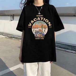 Áo thun cotton in họa tiết dễ thương ngộ nghĩnh tay ngắn dành cho nữ thiết kế mùa hè thích hợp áo thun dáng rộng shoptie