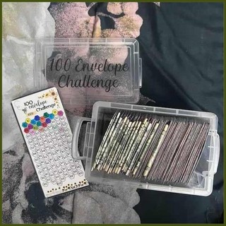 Set 100 phong bì đựng tiền tiết kiệm 100 ngăn