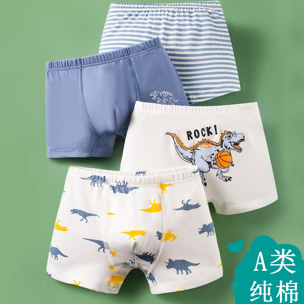 Quần Lót boxer cotton Mềm Mại Kiểu Hoạt Hình Xinh Xắn Cho Bé
