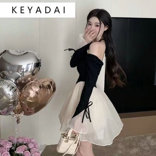 KEYADAI Chic váy nữ Đầm Body Cho thời váy xu hướng Thể thao Dễ thương Korean WLQ23A0MFP 51Z231222