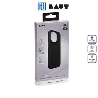 Ốp LAUT Shield Dành Cho iPhone 15 Pro/ 15 Pro Max 2 Lớp Chống Va Đập Ở Độ Rơi 4,2m