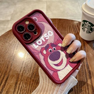 Ốp Điện Thoại Chống Sốc In Hình Gấu Hoạt Hình Dễ Thương Cho iPhone 15promax 14 13 12 11 XR XSMAX 7plus 8PLUS