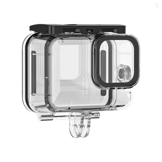 TELESIN Action Camera Protective Waterproof Case Cover Underwater 45m/148ft Diving Housing Underwater Accessories Replacement for Hero 9 10 Black Camera