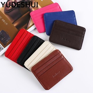 YUDESHUI Multi-card position Slim Business Money Pocket Coin Purse Small Wallet
