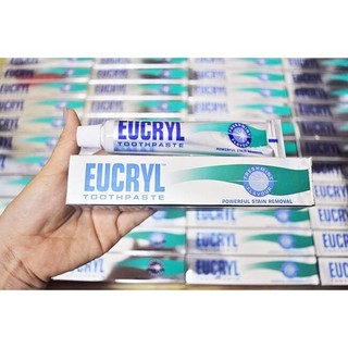 Kem đánh răng Eucryl Toothpaste 62g / Bột tẩy trắng răng Eucryl Toothpaste Anh Quốc 50g