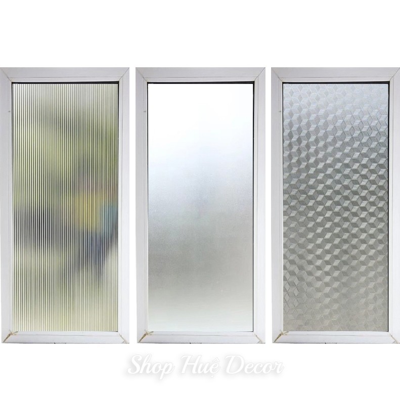 Giấy dán kính mờ chống nhìn trộm, decal kính mờ văn phòng cát nhám dán cửa kính cửa sổ phòng ngủ đẹp