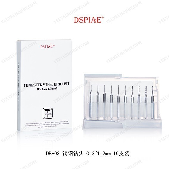 DỤNG CỤ DSPIAE - BỘ 10 MŨI KHOAN TAY DSPIAE 0.3MM - 1.2MM