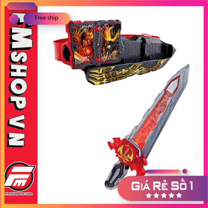 (CÓ SẴN) MÔ HÌNH CHÍNH HÃNG THẮT LƯNG BIÊN HÌNH HIỆP SĨ MẶT NẠ DX KAMEN RIDER SABER SEIKEN SWORDRIVE