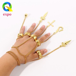 Expo GIỚI HẠN Anime Nhẫn Unisex Sliver Hợp Kim Hunter x Hunter Kurapika Vòng Tay