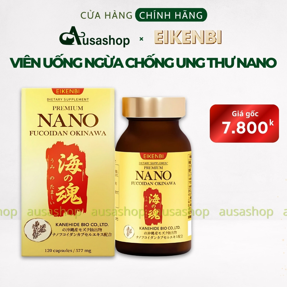 Nano Fucoidan Okinawa Viên Uống Ngừa & Phòng Chống Ung Thư Eikenbi - Chính Hãng Nhật Bản