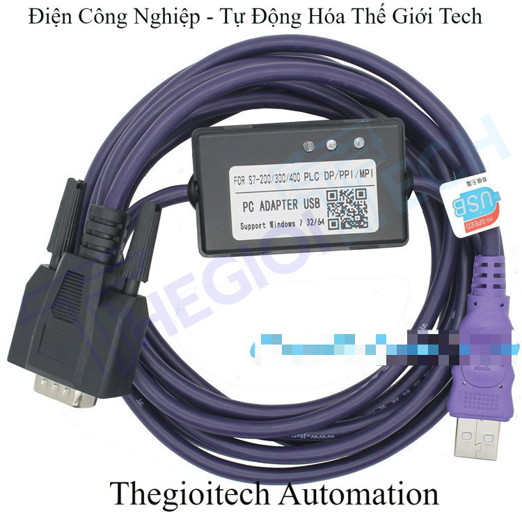 Bộ Chuyển Đổi PC USB MPI | Hỗ Trợ S7-200/300/400, ET200, 840D | Giao Tiếp DP/PPI/MPI/Profibus | Tốc 