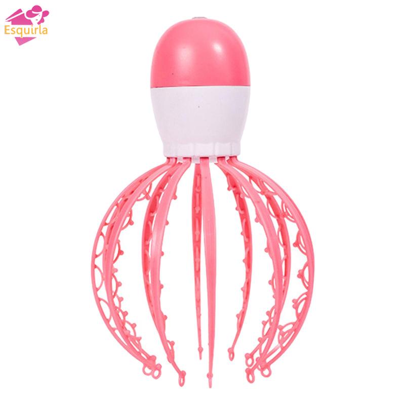 Esquirla Máy massage Đầu Hình Bạch Tuộc Giúp Thư Giãn Cho Tóc Giả
