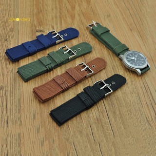 Dây Đồng Hồ Đeo Tay Thời Trang Bằng nylon 18mm 20mm 22mm 24mm