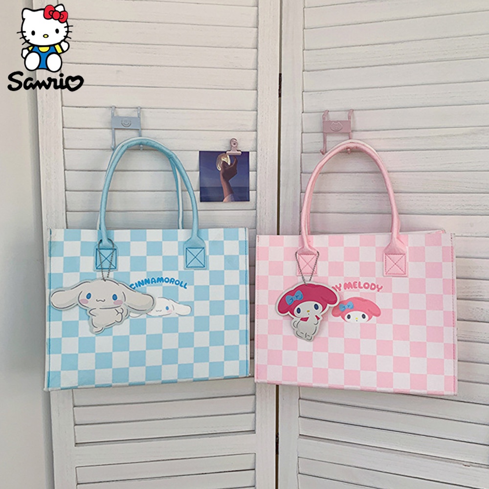 Mới Túi Xách Tay / Đeo Vai Sức Chứa Lớn Họa Tiết Hoạt Hình kuromi my melody Cho Nữ