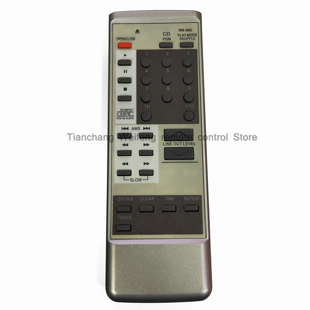 Điều khiển từ xa thay thế rm-990 cho Sony cdp497 cdp590 cdp790cdp990 cdp '' cdp227 cdp228 cdp333 CD 