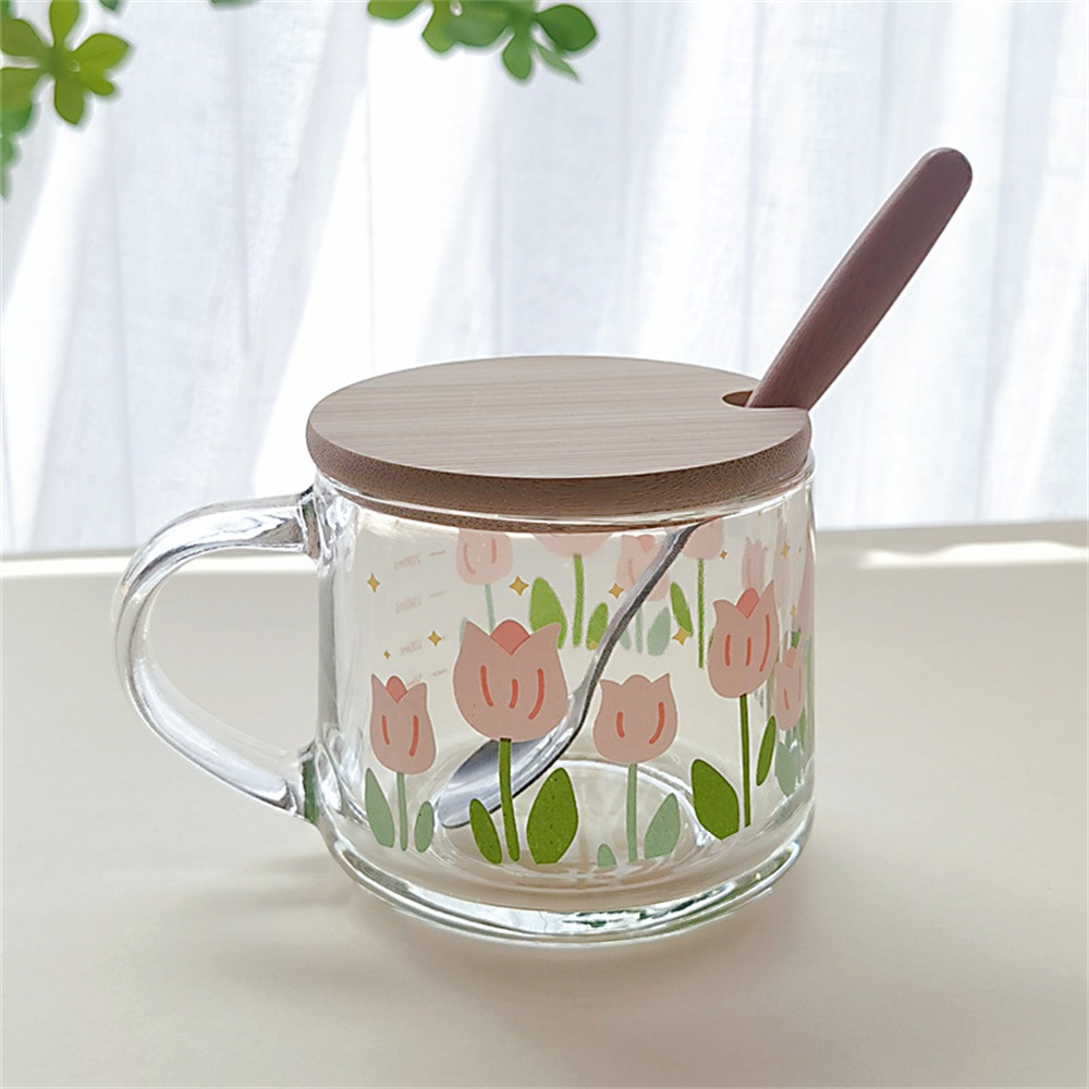 Ins 350ml Ly Sữa Trong Suốt In Hình Dễ Thương Cốc Gia Đình Cà Phê Sữa Ấm Đun Nước Ăn Sáng Cho Bé Gái Quà Tặng Bé Trai top11.vn