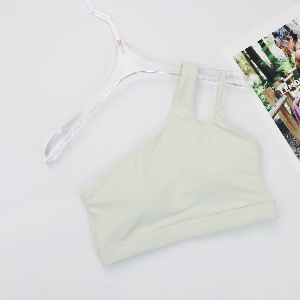 Áo Ngực Thể Thao Một Dây Chéo Lưng Tập Yoga Làm Đẹp Cho Nữ