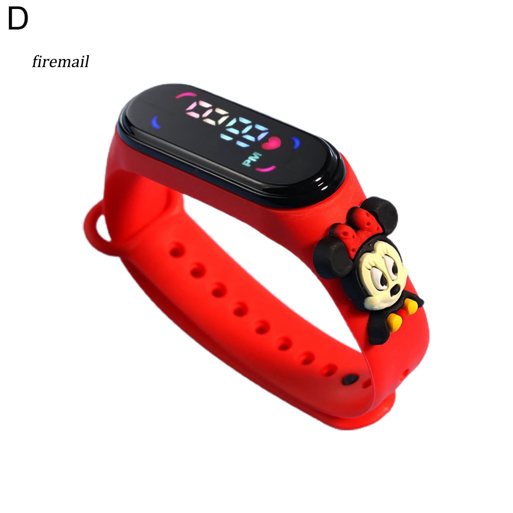 M7 Đồng Hồ Đeo Tay Kỹ Thuật Số led Cảm Ứng Phát Sáng Chống Nước Hình Búp Bê Hoạt Hình anime Cho Trẻ Em