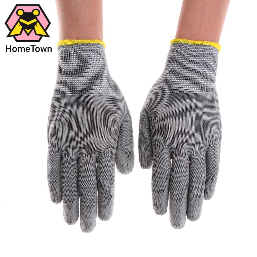 Găng Tay Da pu Bảo Vệ An Toàn Khi Lái Xe / Làm Vườn Màu Xám