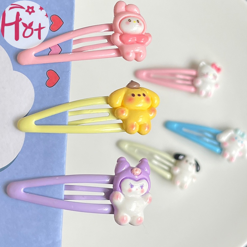 Jr Kẹp Tóc acrylic Kiểu Dáng Ngọt Ngào Dễ Thương Cho Bé Gái vn