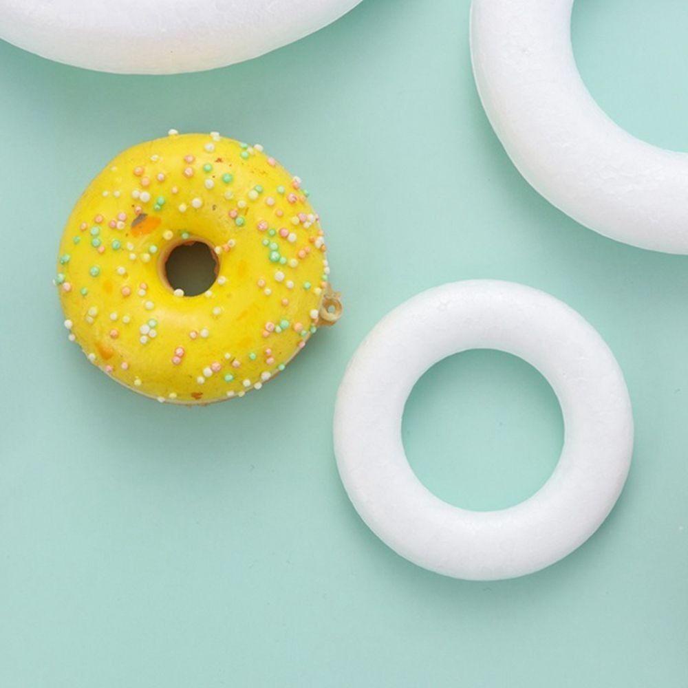 Muvako Khuôn Xốp polystyrene Hình Tròn Màu Trắng Trang Trí Giáng Sinh diy