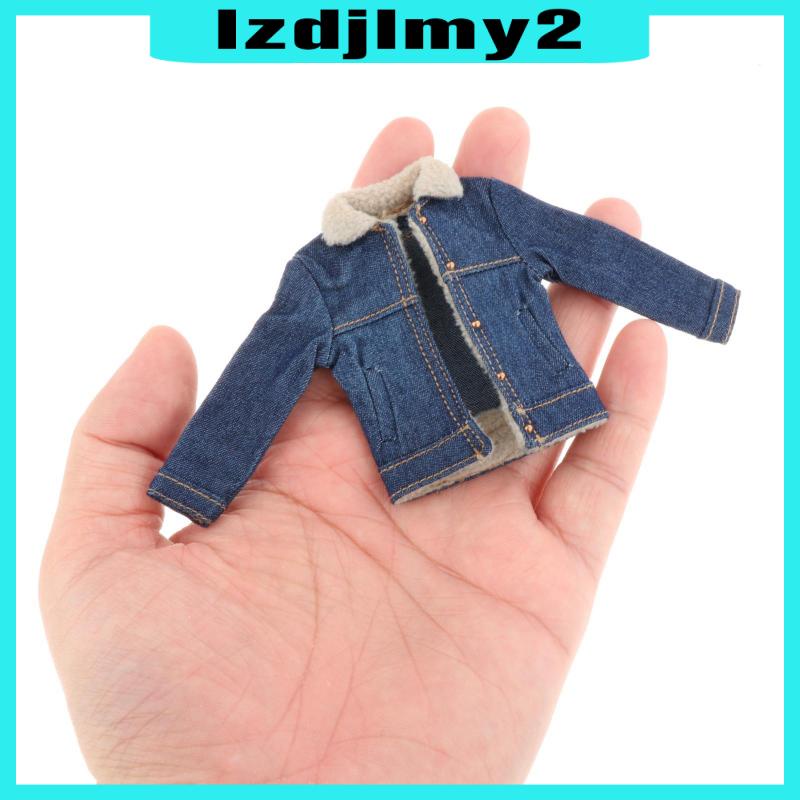 Áo Khoác Tay Dài Tỉ Lệ 1 / 12 Cho Mô Hình Búp Bê 1 / 12 6inch