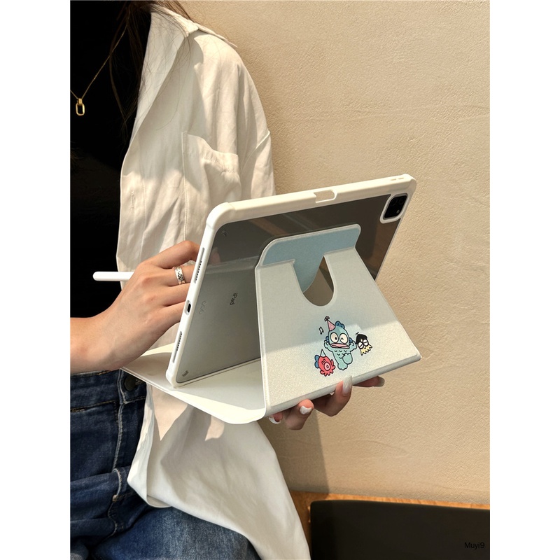 Bao Đựng Máy Tính Bảng Bằng acrylic Chống Rơi Hình Hoạt Hình Cho ipad10.2 / 10Th / 6 / 9.7 / 5 / 11 / 12.9 / 9 Ốp