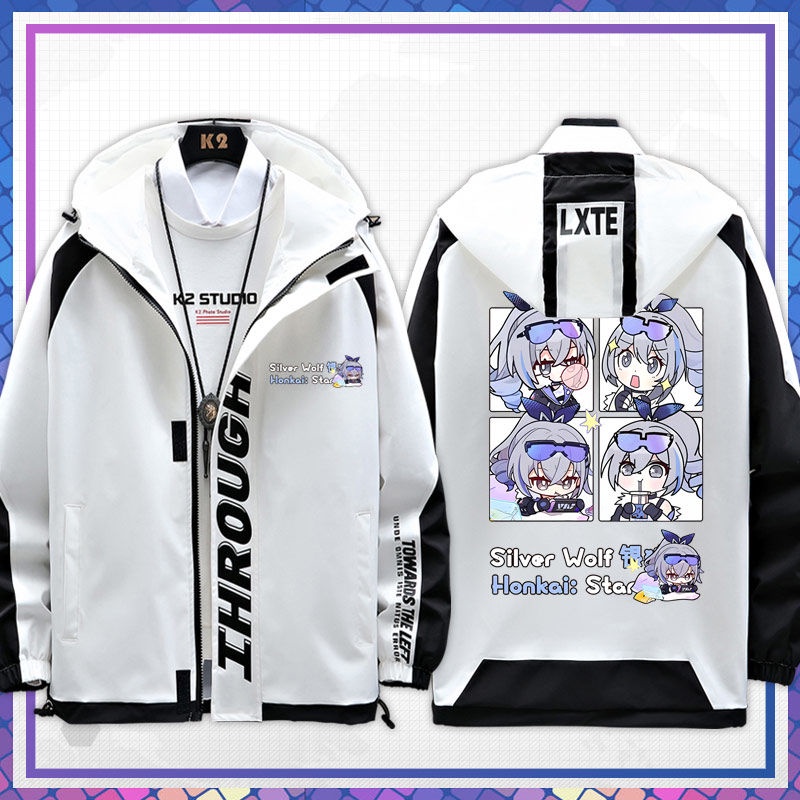 Honkai: Star Rail Silver Wolf character game around the men and women with the jacket jacket popular youth couple