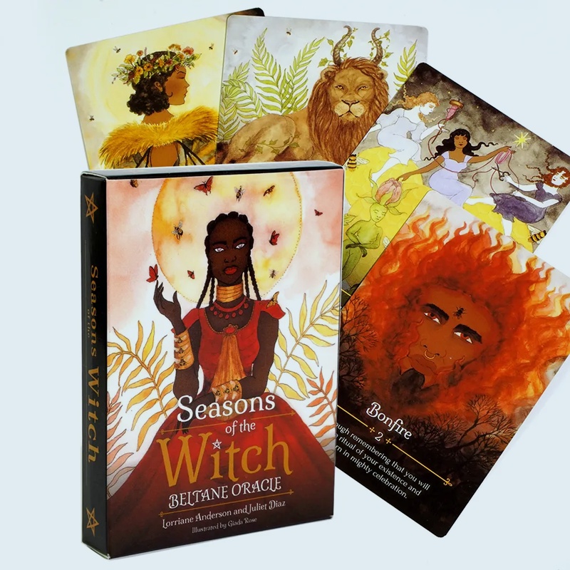 11*6.5cm Season of Witch Oracle Cards Beltane Oracle 44 Cards