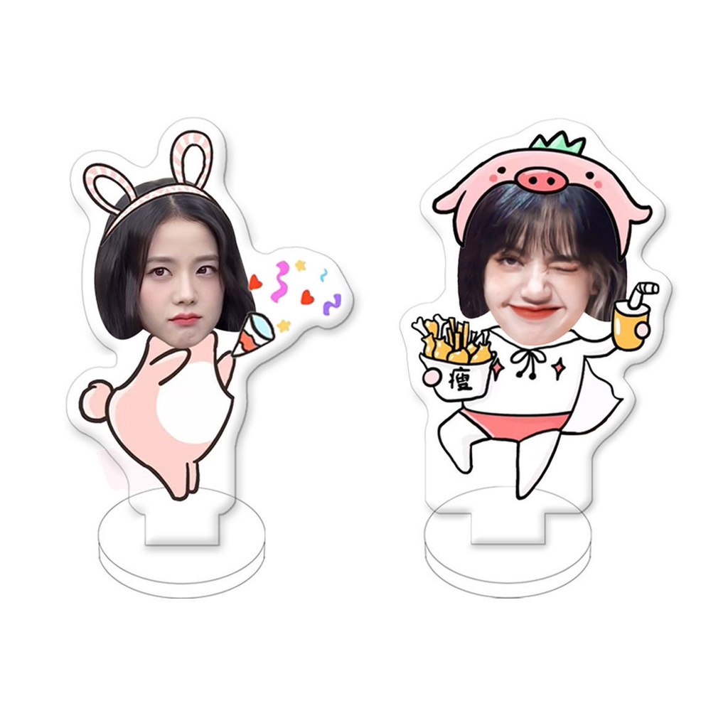 Blackpink Giá Đứng Mini Hình Lisa Jisoo Rose Jennie ANISHOP