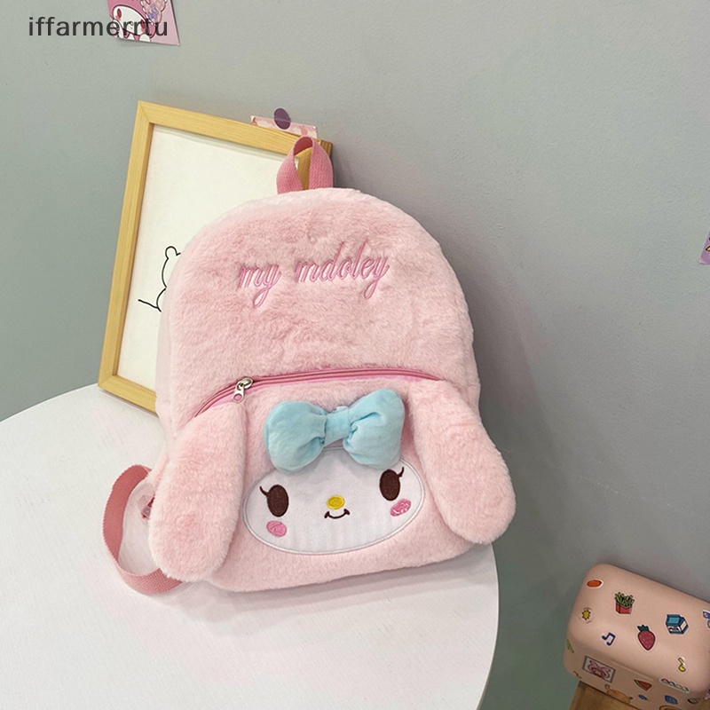 Balo Đi Học Hình sanrio kuromi Cinnamoroll melody Nhồi Bông Dễ Thương Thời Trang Nhật Bản Cho Nữ Sinh merrtu