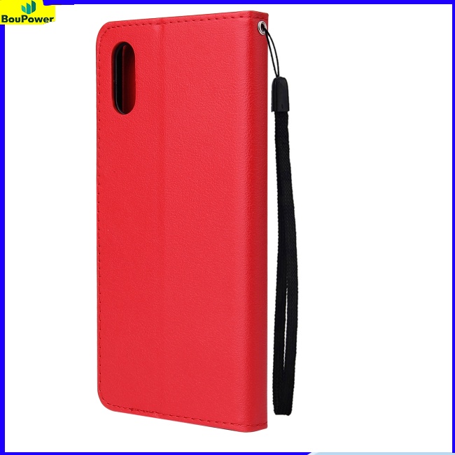 Bao Da Điện Thoại pu Có 3 Ngăn Đựng Thẻ Cho redmi 9a / redmi 9c