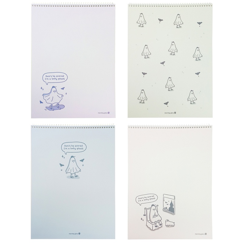 Sổ Lò Xo Trên Baby Ghost - Morning Glory 10231-87185 - Màu Be