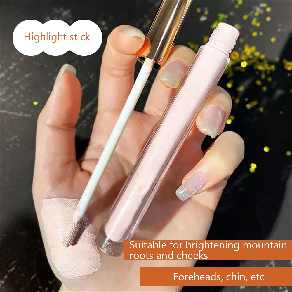 Mabel Liquid Độ Bóng Cao Stick Matte Độ Bóng Cao Mũi Bóng Sáng Kem Nền Chất Lỏng Tạo Khối Phấn Highlighter Mỹ   Trang điểm * KÍNH