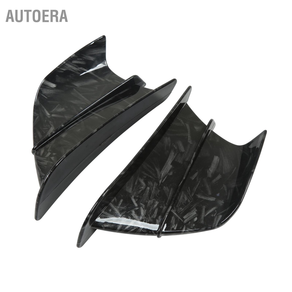 AutoERA Xe Máy Bên Cánh Gió Phía Trước Fairing Khí Động Học Winglets Cho NINJA400 NINJA250 Z900 Z1000