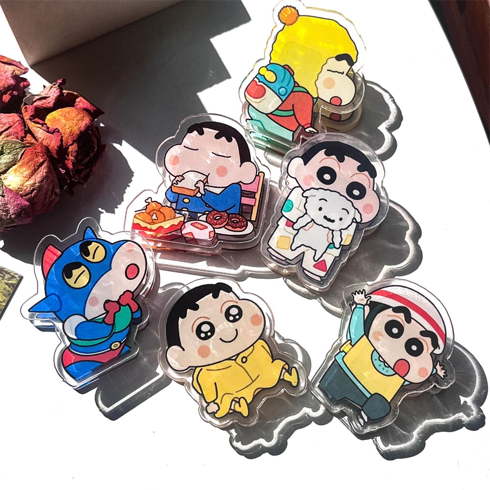 Kẹp Giấy Ghi Chú Bằng Acrylic Họa Tiết Hoạt Hình Dễ Thương Cho Bé Gái