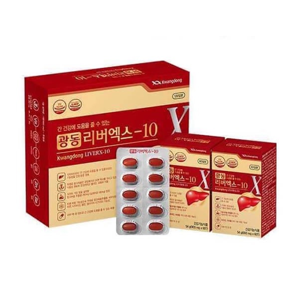Viên Uống Bổ Gan Kwangdong LiverX-10 Hàn Quốc Hộp 120 Viên, Hỗ Trợ Các Bệnh Về Gan, Tăng Cường Sức Khỏe