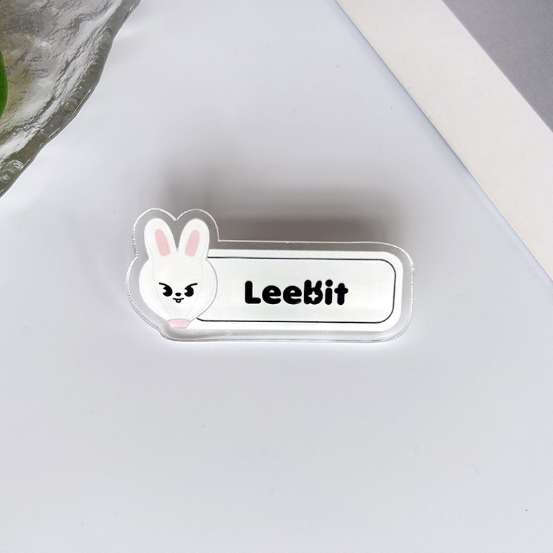 Huy Hiệu Cài Áo Bằng acrylic In Hình Nhóm Nhạc kpop straykids skz sk Zoo 5-star dome tour 2023
