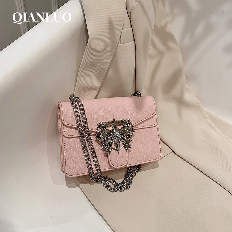 Túi đeo chéo túi kẹp nách QIANLUO GSN2390TF8 37Z230915 duyên dáng thịnh hành thời trang mới 2023 cho nữ