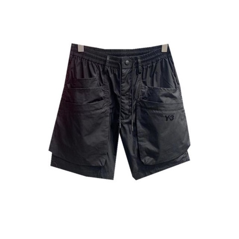 【luckin men's】 quần short nam，quần thể thao，quần ngố nam，quần short ống rộng，quần bigsize，quần nam，quần đen，Chức năng dây rút quần short quần short nam thẳng ống mỏng Y3 thể thao quần short,quần đùi thun lạnh，