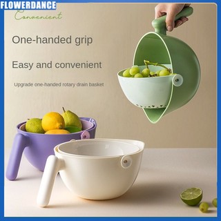 Nhà bếp đa năng gia đình bồn rửa rau hai lớp có giỏ thoát nước đĩa trái cây giỏ đựng rau nhà bếp rò rỉ giỏ thoát nước khô nhanh hoa