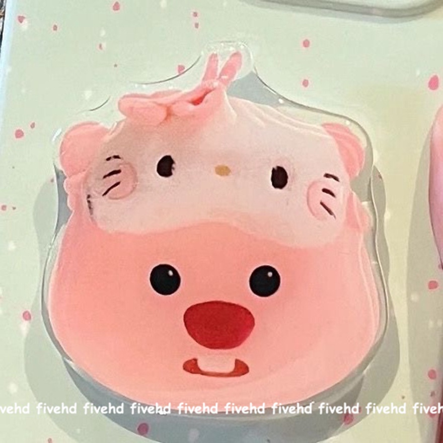 Giá Đỡ Điện Thoại Thiết Kế Nút Bấm Họa Tiết Hoạt Hình Dễ Thương