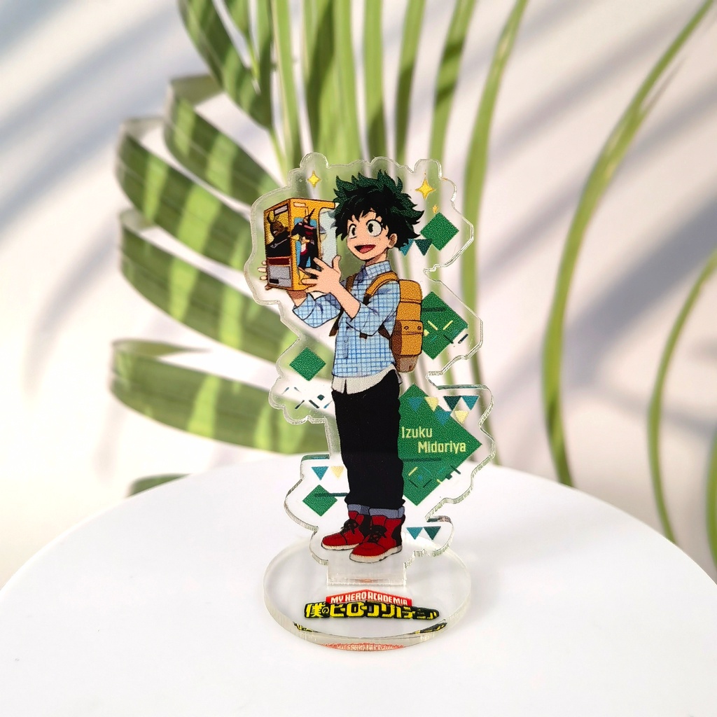 Mô hình Standee Học viện anh hùng Anime My Hero Academia Midoriya Izuku Todoroki Shoto Cute phụ kiện trang trí dễ thương