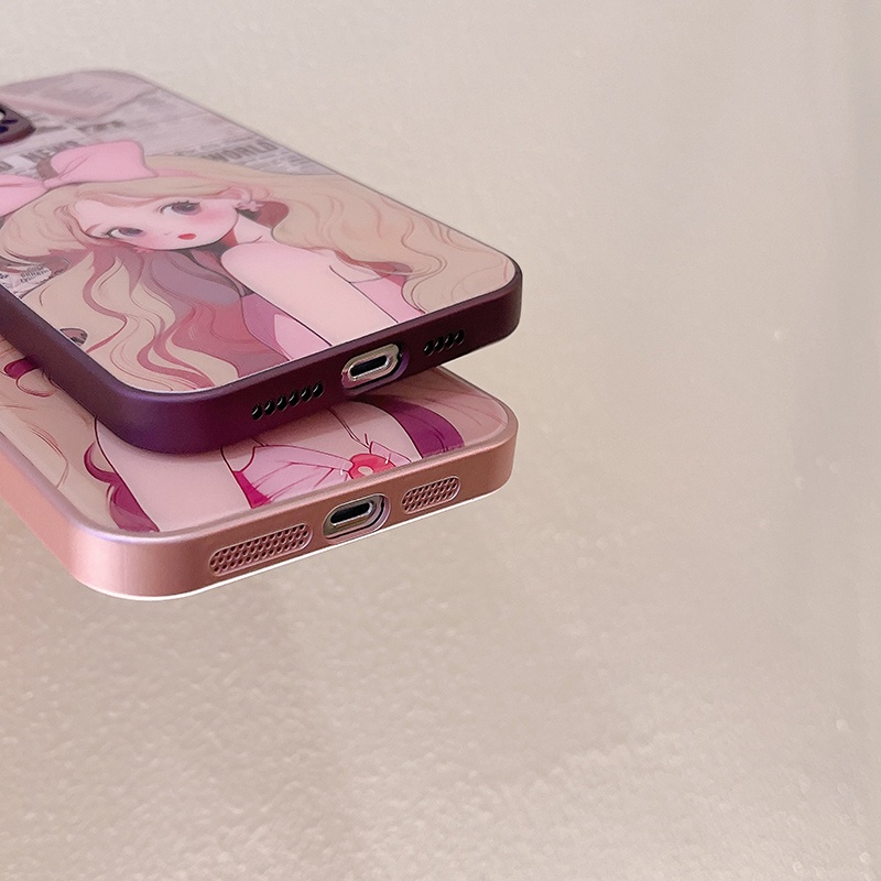 Ốp Điện Thoại Mặt Kính Cho iphone 15 14 11 plus 12 13 pro max 15 14 11 plus 12 13 pro max