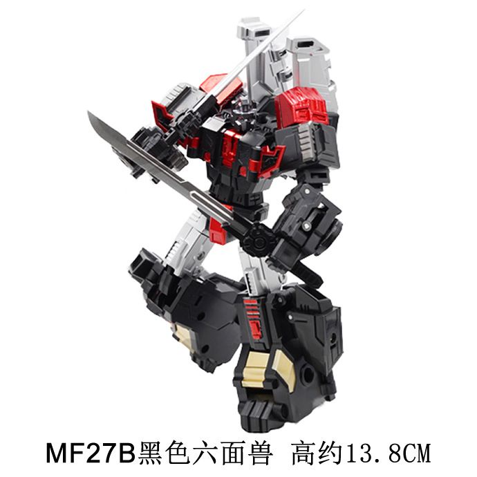 Hàng Mới Về Quạt Đồ Chơi Biến Hình mf27b Màu Đen Sáu Mặt