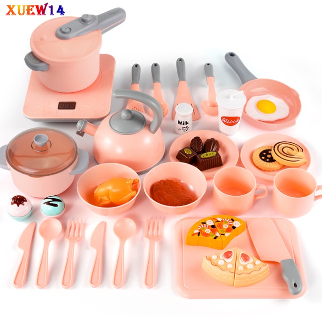 Bộ 20 / 40 Đồ Chơi Nhà Bếp Có Nhạc Và Đèn Cho Bé